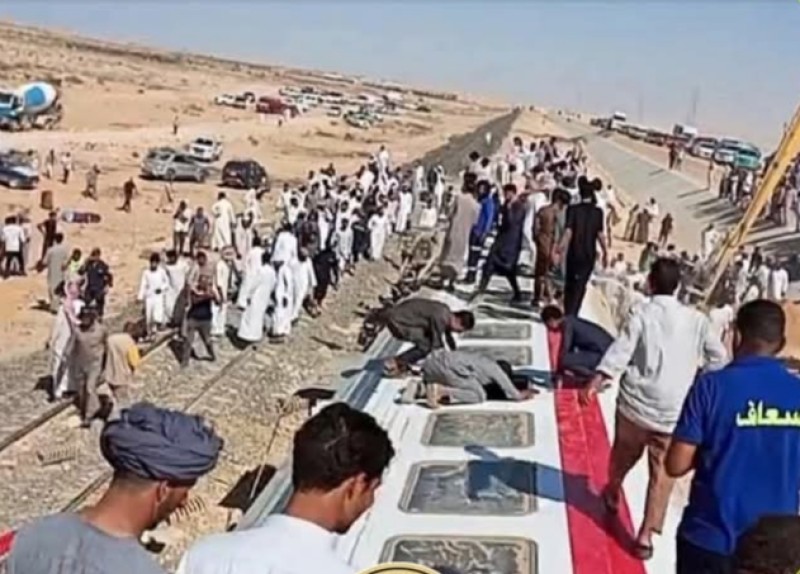 كارثة قطار مطروح القاهرة: قصة الانقلاب الفاجعة والضحايا الذين فقدوا حياتهم