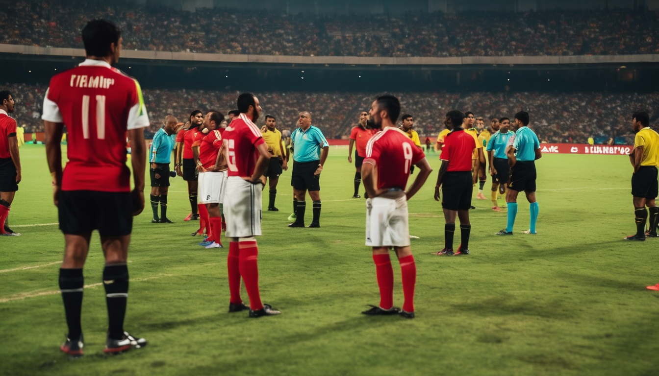 حكم مباراة مصر وجنوب أفريقيا: قرار غريب يؤثر على النتيجة