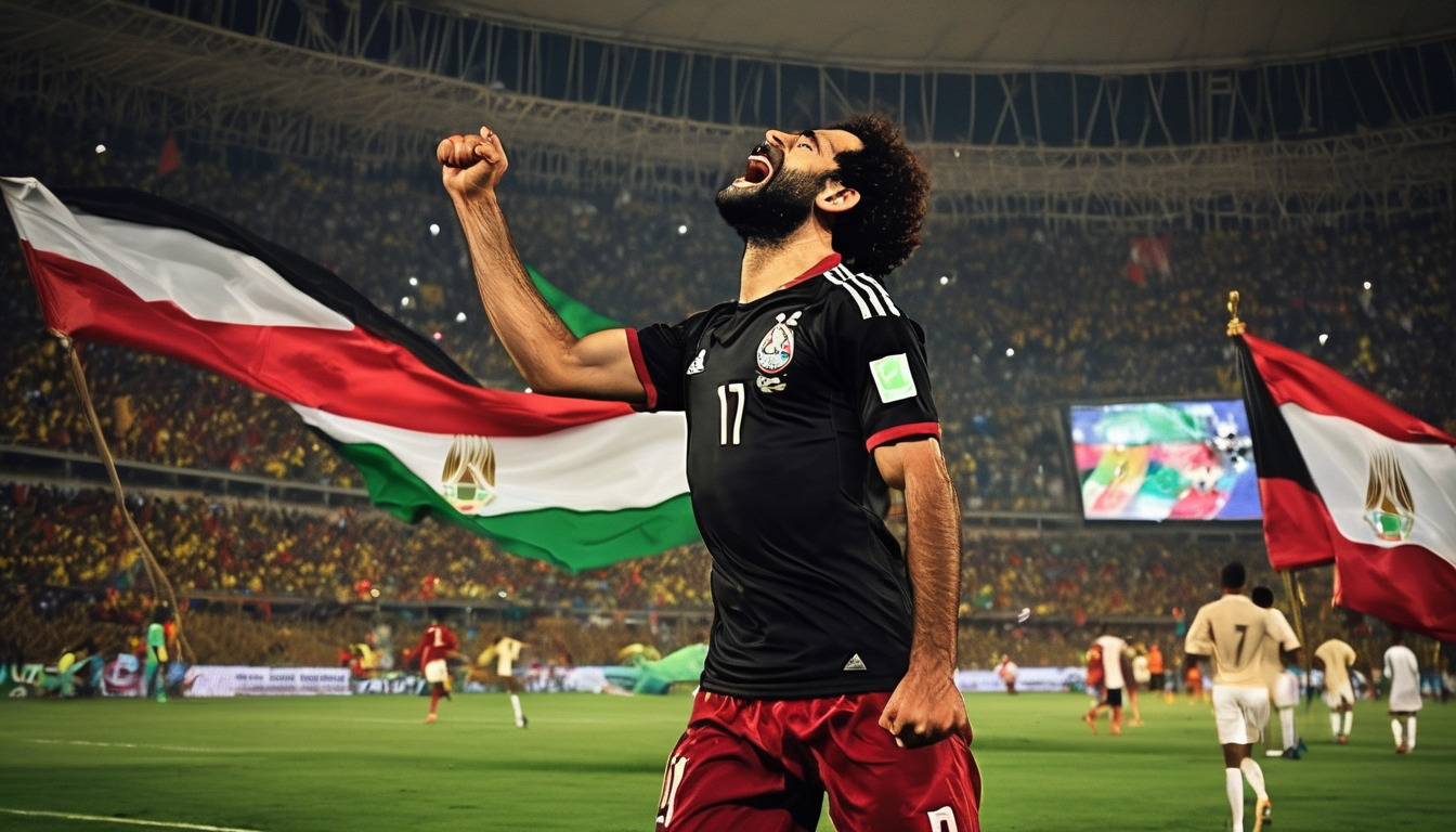 محمد صلاح يقترب من صدارة هدافي مصر في أمم أفريقيا